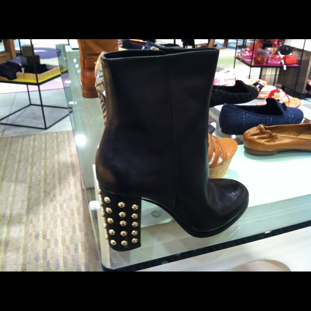 Michael Korda Studded Heel Boots